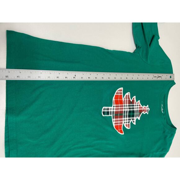 Jammies For Your Families Merry Bright Tree Top & Bottom Pajama‎ Set Green Red S - Picture 13 of 13